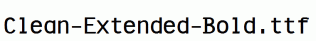 Clean-Extended-Bold.ttf
