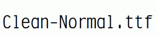 Clean-Normal.ttf