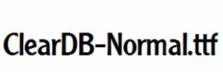 ClearDB-Normal.ttf