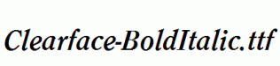 Clearface-BoldItalic.ttf