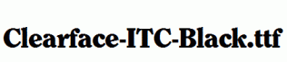 Clearface-ITC-Black.ttf