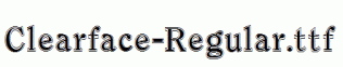 Clearface-Regular.ttf