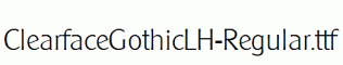 ClearfaceGothicLH-Regular.ttf