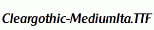 Cleargothic-MediumIta.ttf