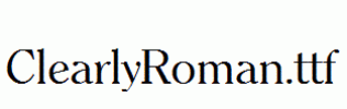 ClearlyRoman.ttf