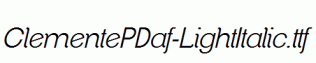 ClementePDaf-LightItalic.ttf