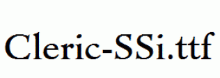Cleric-SSi.ttf