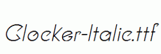 Clocker-Italic.ttf