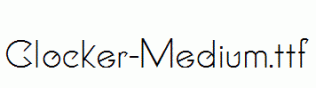 Clocker-Medium.ttf