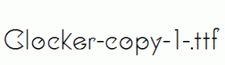 Clocker-copy-1-.ttf