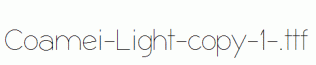 Coamei-Light-copy-1-.ttf