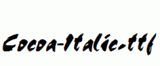 Cocoa-Italic.ttf
