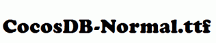CocosDB-Normal.ttf