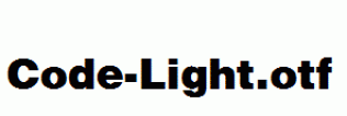 Code-Light.otf