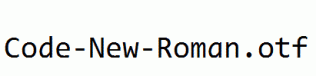 Code-New-Roman.otf