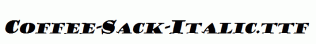 Coffee-Sack-Italic.ttf