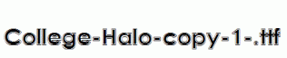 College-Halo-copy-1-.ttf