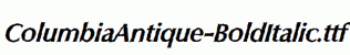 ColumbiaAntique-BoldItalic.ttf