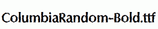 ColumbiaRandom-Bold.ttf