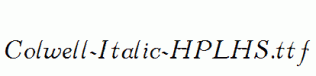 Colwell-Italic-HPLHS.ttf