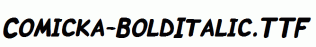 Comicka-BoldItalic.ttf