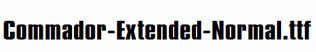 Commador-Extended-Normal.ttf