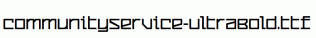 CommunityService-UltraBold.ttf