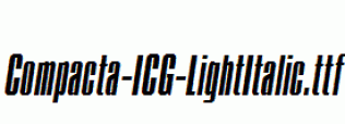 Compacta-ICG-LightItalic.ttf