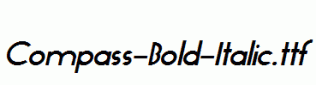Compass-Bold-Italic.ttf