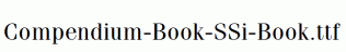 Compendium-Book-SSi-Book.ttf
