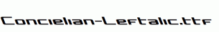 Concielian-Leftalic.ttf