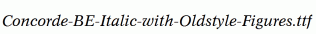 Concorde-BE-Italic-with-Oldstyle-Figures.ttf