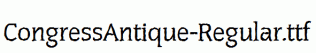 CongressAntique-Regular.ttf