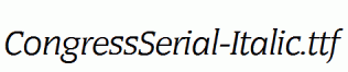 CongressSerial-Italic.ttf
