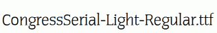 CongressSerial-Light-Regular.ttf