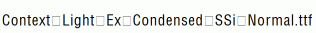 Context-Light-Ex-Condensed-SSi-Normal.ttf