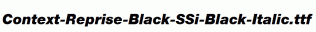 Context-Reprise-Black-SSi-Black-Italic.ttf