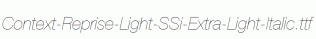 Context-Reprise-Light-SSi-Extra-Light-Italic.ttf