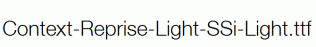 Context-Reprise-Light-SSi-Light.ttf