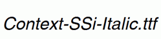 Context-SSi-Italic.ttf