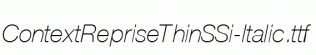ContextRepriseThinSSi-Italic.ttf