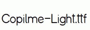 Copilme-Light.ttf