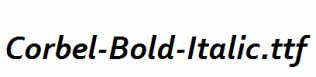 Corbel-Bold-Italic.ttf