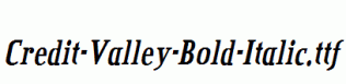 Credit-Valley-Bold-Italic.ttf