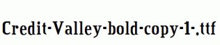 Credit-Valley-bold-copy-1-.ttf