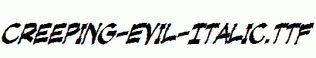 Creeping-Evil-Italic.ttf