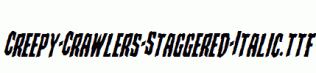 Creepy-Crawlers-Staggered-Italic.ttf