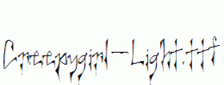 Creepygirl-Light.ttf
