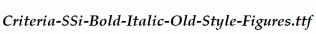 Criteria-SSi-Bold-Italic-Old-Style-Figures.ttf