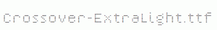 Crossover-ExtraLight.ttf